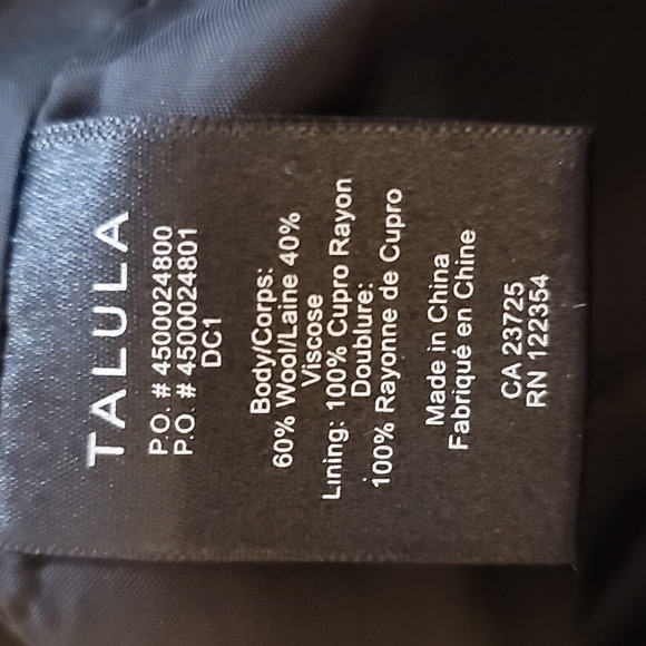 TALULA (Aritzia) Wool Jacket - Picture 6 of 6